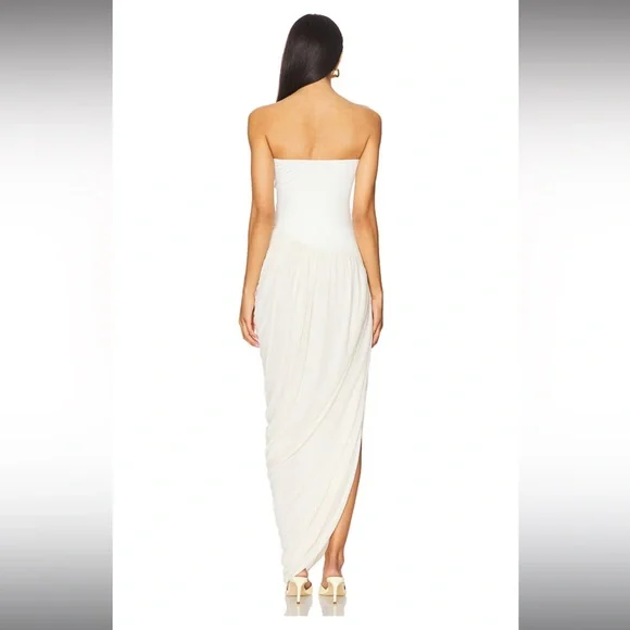 Camila Coelho Hayes Midi Dress in Bone, xs - Picture 4 of 4